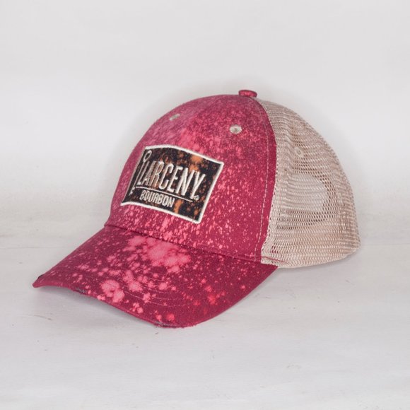 Larceny Bourbon Hat Mens One Size Distressed Bleached Cap - Picture 4 of 5